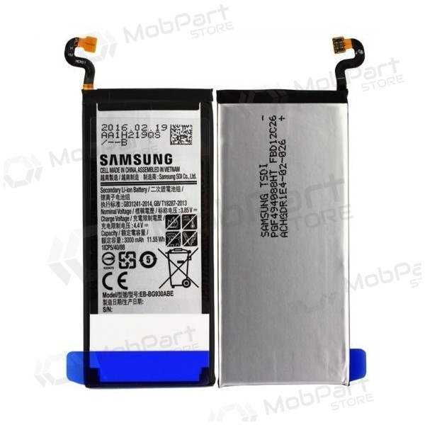 Samsung G930F Galaxy S7 (EB-BG930ABE) batteria / accumulatore (3000mAh) Samsung G930F Galaxy S7 (EB-BG930ABE) batteria / accumulatore (3000mAh)