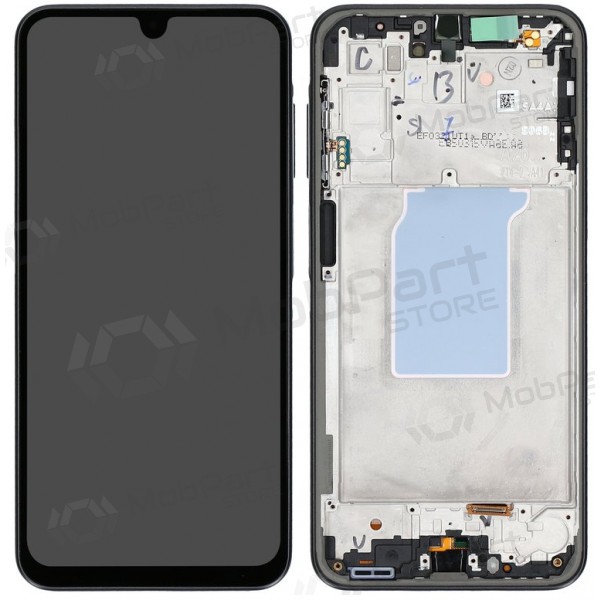 Samsung Galaxy A26 5G schermo / display (nero) (con una cornice) (originale)