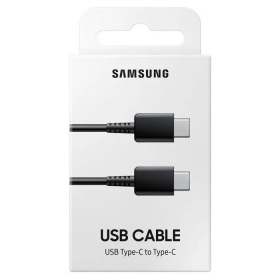 USB cavo originale Samsung EP-DA705 Type-C-Type-C 1.0m nel pacchetto nero