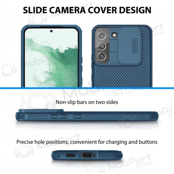 Google Pixel 7 Pro custodia „Nillkin CamShield Pro“ (blu)