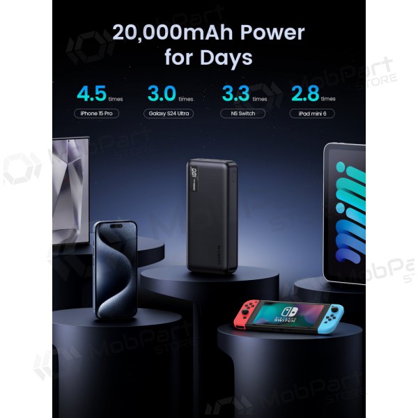 Batteria esterna Power Bank Ugreen PB313 20W 20000mAh (25683) nero