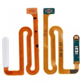 Samsung A135 / A137 Galaxy A13 fingerprint, on / off connettore del pulsante di accensione (bianco) (service pack) (originale)