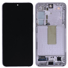 Samsung Galaxy S23 schermo / display (levandos) (con una cornice) (originale)