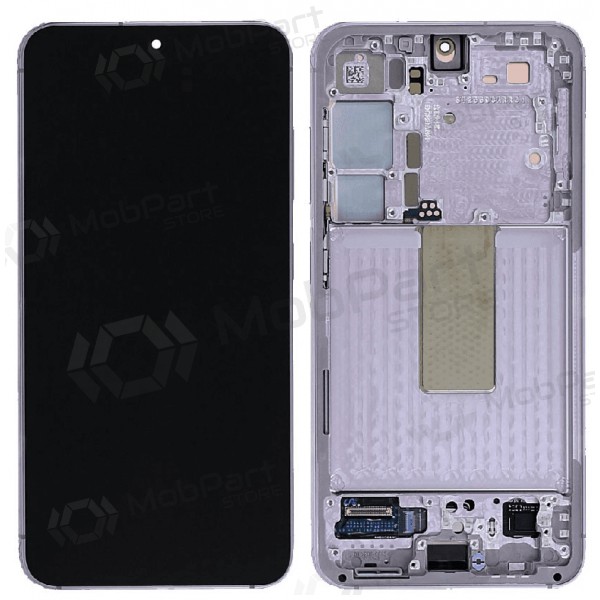Samsung Galaxy S23 schermo / display (levandos) (con una cornice) (originale)