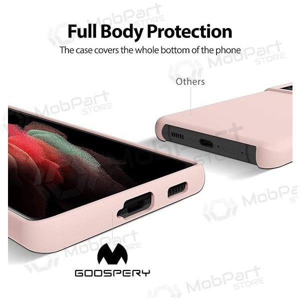 Samsung Galaxy S25 FE Cover in Silicone Mercury (rosa sabbia)