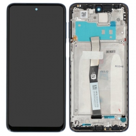 Xiaomi Redmi Note 9 Pro / Note 9S schermo / display (grigio) (con una cornice) (Premium)