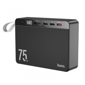 Batteria esterna Power Bank Hoco J94 Overlord 22.5W 75000mAh nero