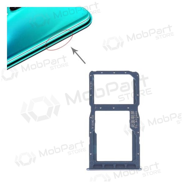Huawei P30 Lite Porta SIM blu (Peacock Blue)