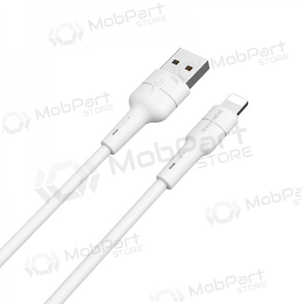 USB cavo Borofone BX30 Lightning 1.0m (bianca)