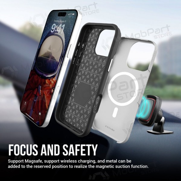 Apple iPhone 13 Pro Max custodia „Perfectionists“ (d'argento)