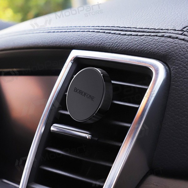 Automobilinis universale telefono laikiklis Borofone BH8, tvirtinamas ant prietaisų skydelio, magnetinis, nero