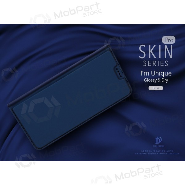 Custodia a portafoglio Samsung Galaxy A37 - Dux Ducis Skin Pro (blu scuro)