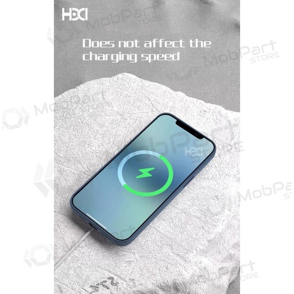 Custodia HDD Silicone MagSafe Case Apple iPhone 14 tamsiai grigio