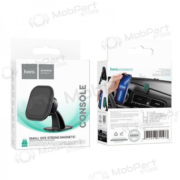 Porta cellulare da auto Hoco H30 tvirtinamas ant prietaisų skydelio magnetinis