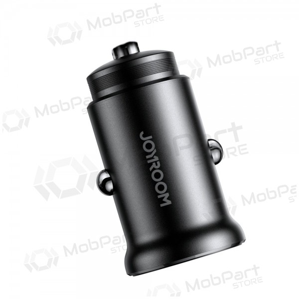 Caricatore automobilinis Joyroom CCN05 USB-C/USB-A 30W nero