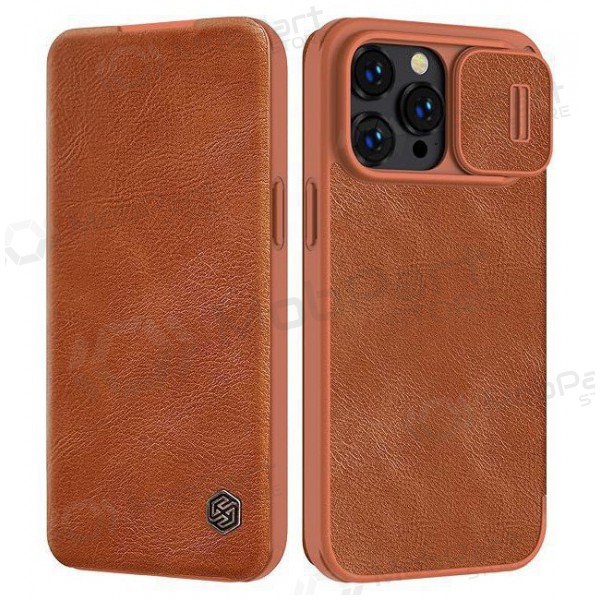 Apple iPhone 14 Pro custodia „Nillkin Leather“ (Marrone)