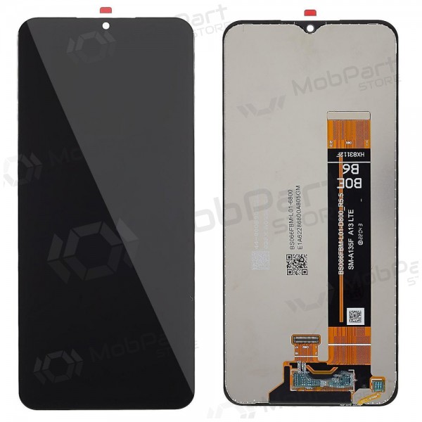 Ekranas Samsung A137 A13 2022/M336 M33 5G su lietimui jautriu stikliuku Black originale (service pack)