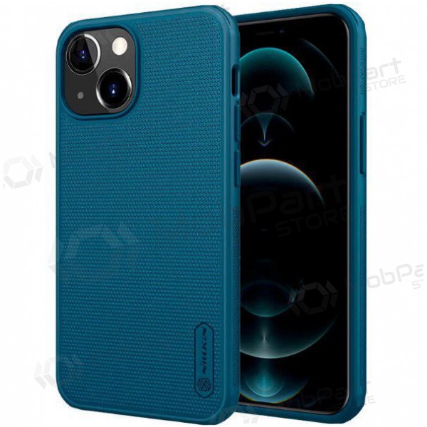 Apple iPhone 14 custodia „Nillkin Frosted Shield“ (blu)