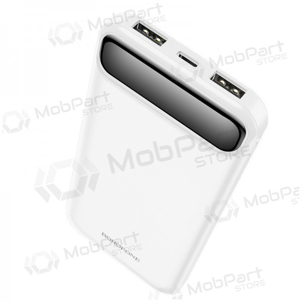 Batteria esterna Power Bank Borofone BJ14 Type-C microUSB 2*USB (2A) 10000mAh bianco Batteria esterna Power Bank Borofone BJ14 Type-C microUSB 2*USB (2A) 10000mAh bianco