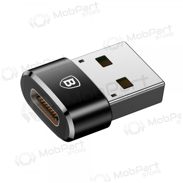 Adattatore Baseus Type-C to USB-A nero CAAOTG-01