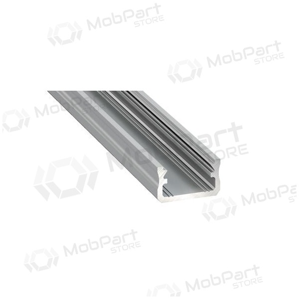 Aliuminis anoduotas profilis Lumines LED juostoms A (grigio, anoduotas, 2m)