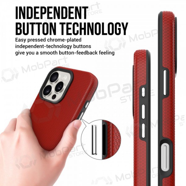 Apple iPhone 13 Pro Max custodia „Perfectionists“ (rosso)
