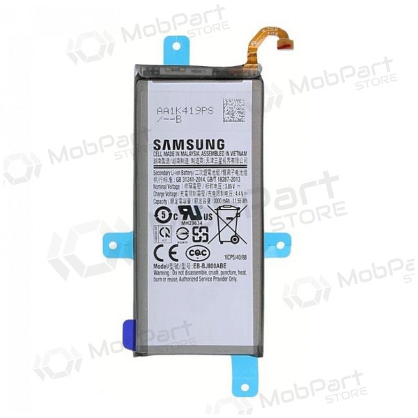 Samsung Galaxy A6 (2018), J6 (2018) batteria, akumuliatorius (originale) Samsung Galaxy A6 (2018), J6 (2018) batteria, akumuliatorius (originale)