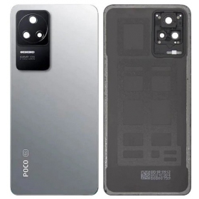 Xiaomi Poco F4 coperchio batteria posteriore (d'argento) (originale) (service pack)