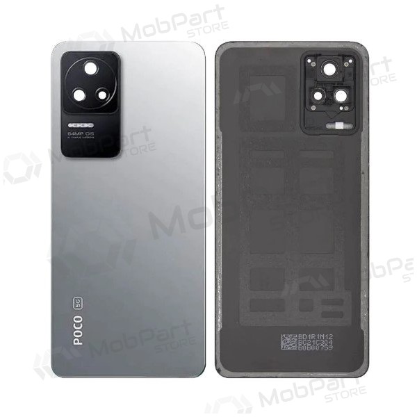 Xiaomi Poco F4 coperchio batteria posteriore (d'argento) (originale) (service pack) Xiaomi Poco F4 coperchio batteria posteriore (d'argento) (originale) (service pack)