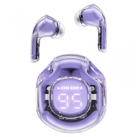 senza filis ausinės Acefast T8 TWS violetinės (alfalfa purple)