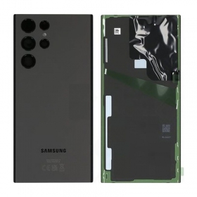 Samsung S908 Galaxy S22 Ultra coperchio batteria posteriore (Phantom Black) (usato grade B, originale)