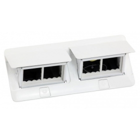 Įleidžiama modulinė dėžutė 2x4 mod. Legrand 654004 (metalinė, bianco)