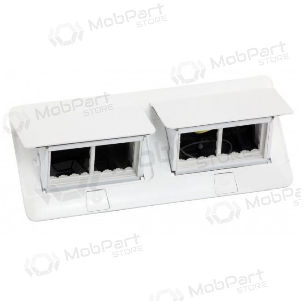 Įleidžiama modulinė dėžutė 2x4 mod. Legrand 654004 (metalinė, bianco)