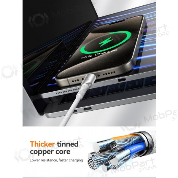 USB cavo Joyroom S-A51 USB-C to Lightning 30W 1.2m grigio
