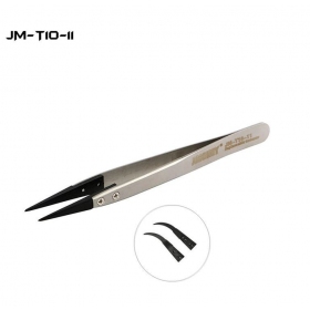 Pinzetta antistatica in metallo Jakemy JM-T10-11 ESD (replaceable head)