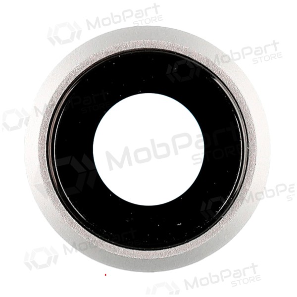 Apple iPhone 8 / SE 2020 vetro della fotocamera (d'argento) (con una cornice) Apple iPhone 8 / SE 2020 vetro della fotocamera (d'argento) (con una cornice)