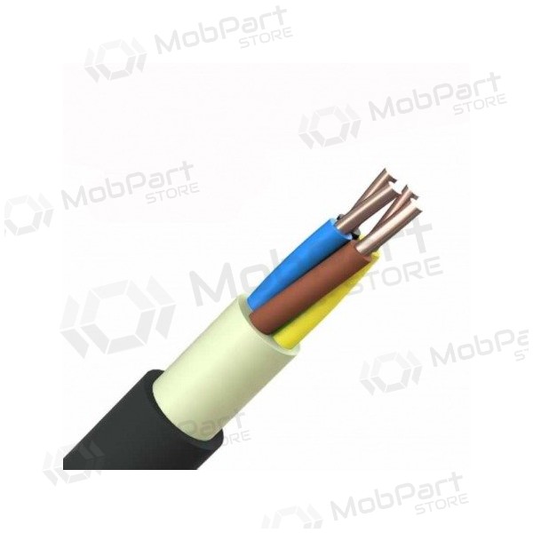 Cavo di alimentazione Elpar N2XH-J 5x6 mm² in rame XLPE LSZH CPR B2ca 0.6/1 kV monolitico.