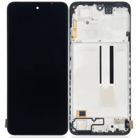 Xiaomi Redmi Note 11 schermo / display (grigio) (con una cornice) (originale)