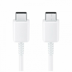 USB cavo originale Samsung EP-DA705BWE 25W 3A Type-C-Type-C 1.0m bianca