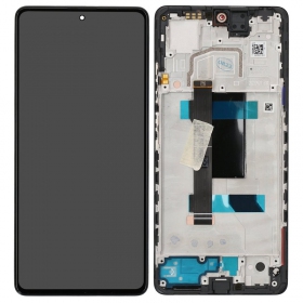 Xiaomi Redmi Note 12 Pro 5G / Poco X5 Pro 5G schermo / display (nero) (con una cornice) (originale)