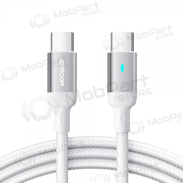 USB cavo Joyroom S-CC100A10 Type-C to Type-C 100W 1.2m bianca