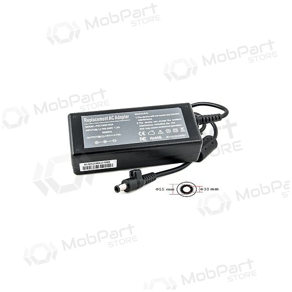 SAMSUNG 60W: 16V, 3.75A caricatore per computer portatile SAMSUNG 60W: 16V, 3.75A caricatore per computer portatile