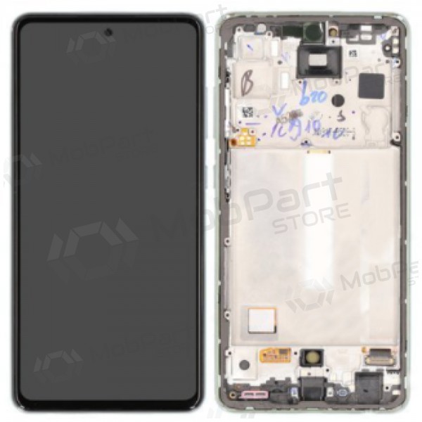 Samsung Galaxy A52s schermo / display (Awesome Mint) (con una cornice) (originale) Samsung Galaxy A52s schermo / display (Awesome Mint) (con una cornice) (originale)