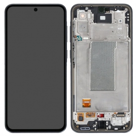 Samsung Galaxy A36 schermo / display (nero) (con una cornice) (OLED)