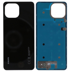 Xiaomi Mi 11 Lite 4G / 5G / 5G NE coperchio batteria posteriore (nero) (originale) (service pack)