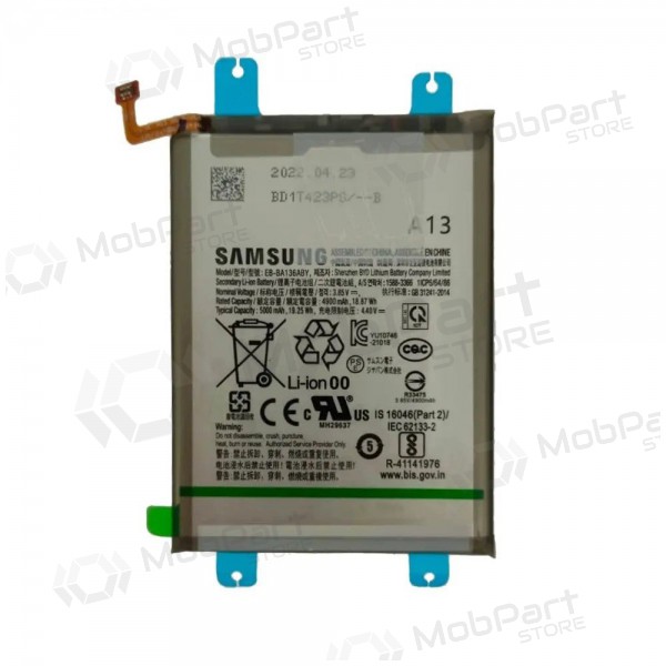 Samsung Galaxy A13 5G batteria, akumuliatorius (originale) Samsung Galaxy A13 5G batteria, akumuliatorius (originale)