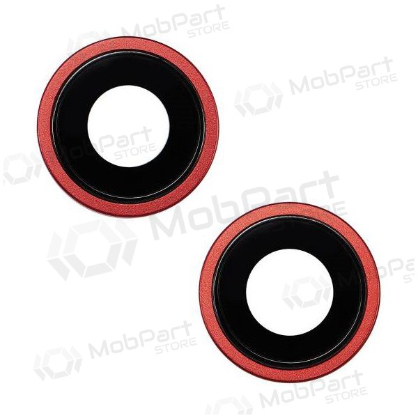 iPhone 14 / 14 Plus vetro della fotocamera (2pz) (rosso) (con una cornice) iPhone 14 / 14 Plus vetro della fotocamera (2pz) (rosso) (con una cornice)