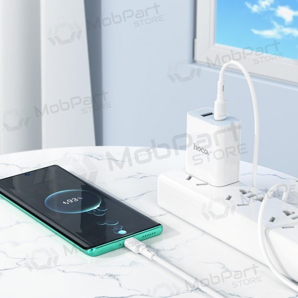 USB cavo Hoco X83 60W Type-C to Type-C 1.0m bianca