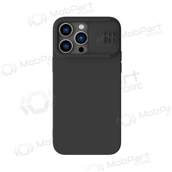 Apple iPhone 15 Pro custodia „Nillkin Silicone“ (nero)