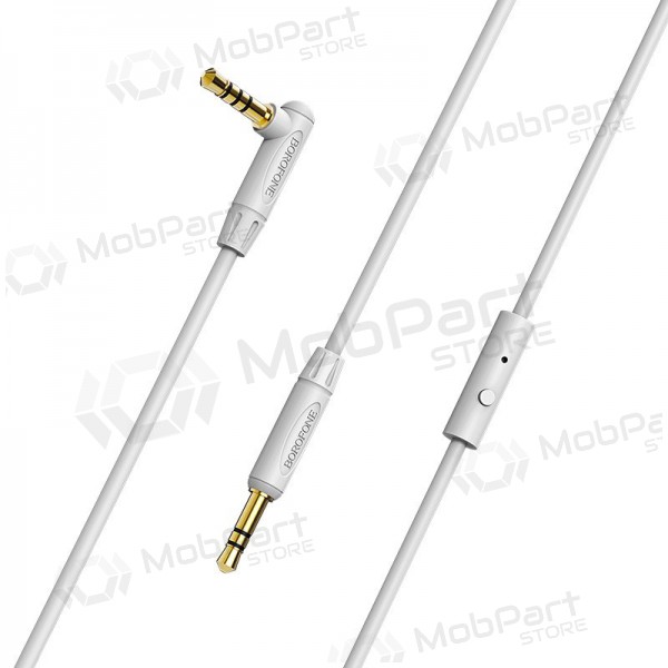Audio adattatore 3,5mm į 3,5mm Borofone BL5 AUX (grigio) Audio adattatore 3,5mm į 3,5mm Borofone BL5 AUX (grigio)